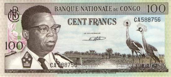 100 Francs 1.2.1962